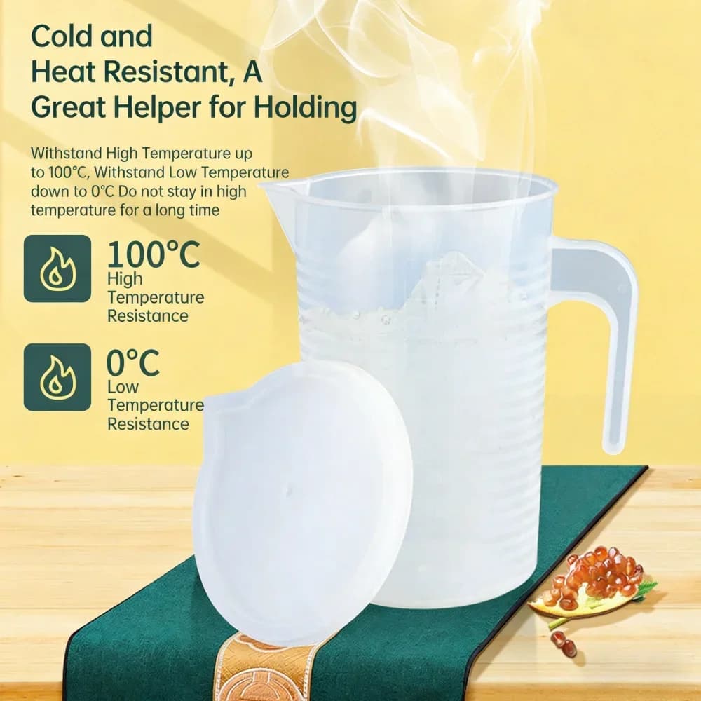 Plastikinis matavimo indas su skale, 100–5000 ml