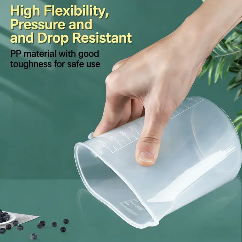 Plastikinis matavimo indas su skale, 100–5000 ml