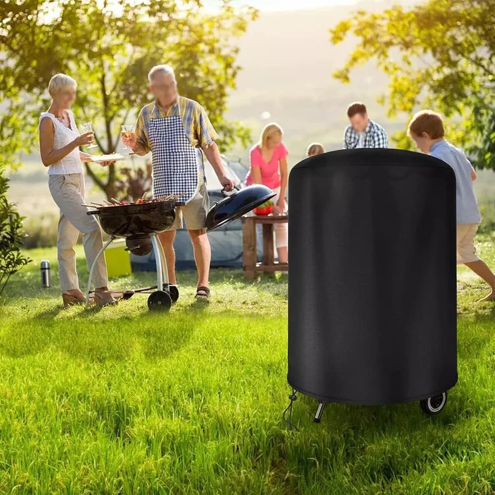 Vandeniui atsparus kepsninės uždangalas „Raweao Kettle BBQ“, apsauginis apvalus uždangalas, 57 cm