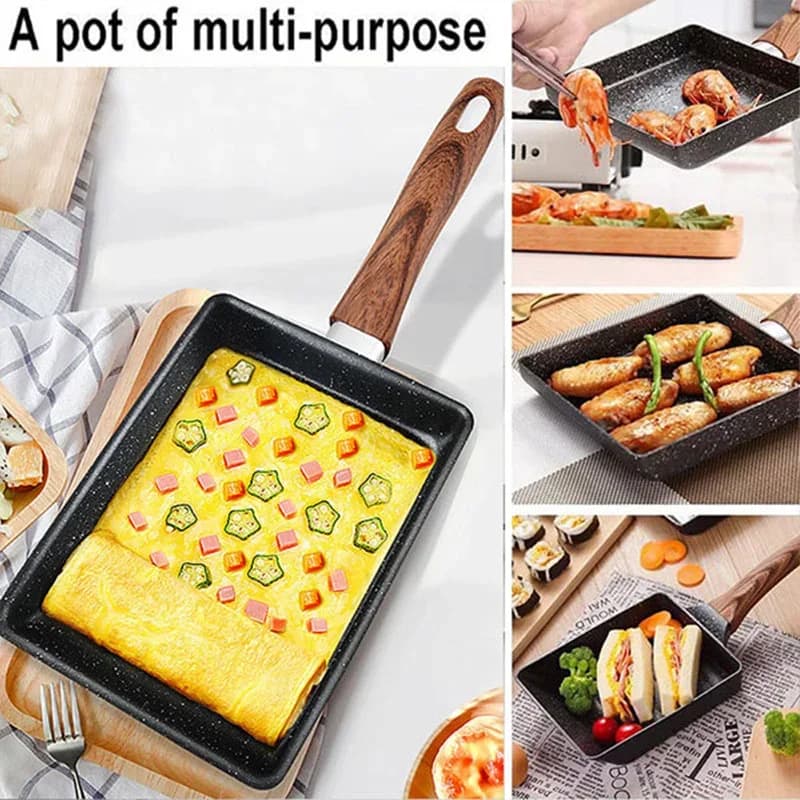 Japoniška stačiakampė omleto keptuvė „Tamagoyaki“