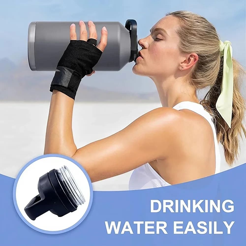 Atsarginis gertuvės dangtelis „Rambler Chug“ (1, 2 arba 3 vnt.), tinka YT 18oz, 26oz, 36oz, 64oz