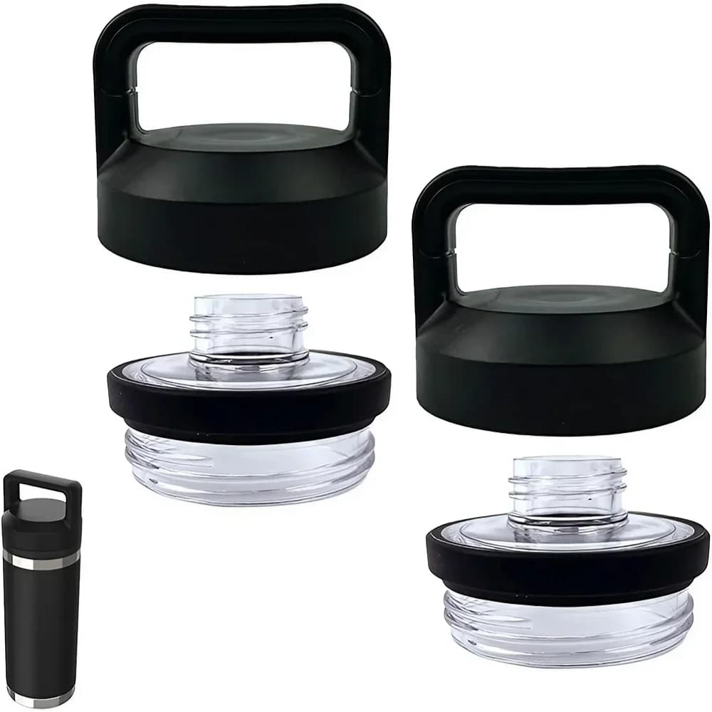 Atsarginis gertuvės dangtelis „Rambler Chug“ (1, 2 arba 3 vnt.), tinka YT 18oz, 26oz, 36oz, 64oz